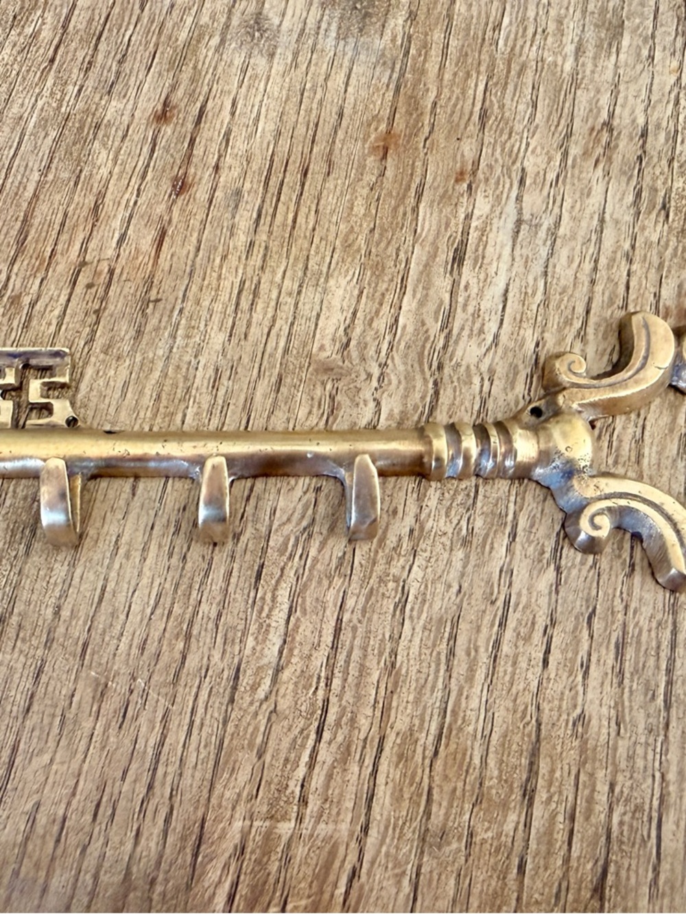 Vintage brass Key Wall Hook Rack